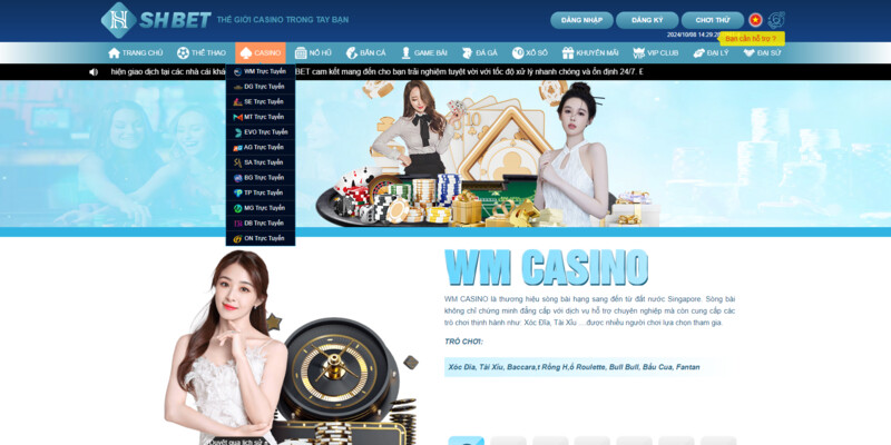 Giới thiệu chi tiết về về SHBET Casino cho tân thủ